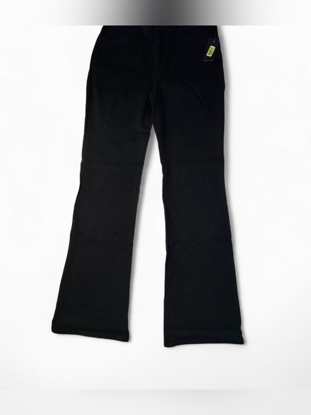 NYDJ Lift Tuck Technology Black Boot Cut Flare Jeans Denim Size 8 NWT Minimalist